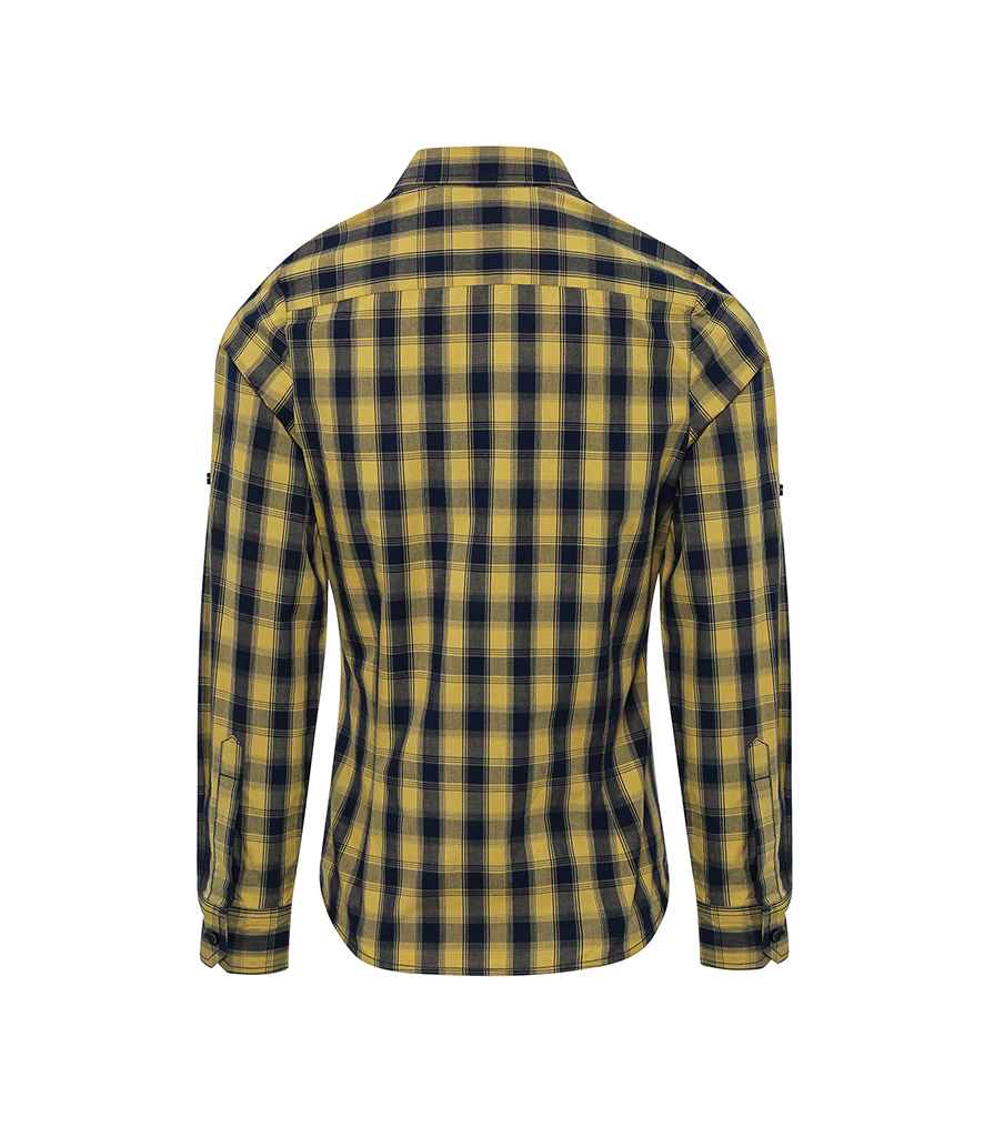 Premier - Ladies Mulligan Check Long Sleeve Shirt