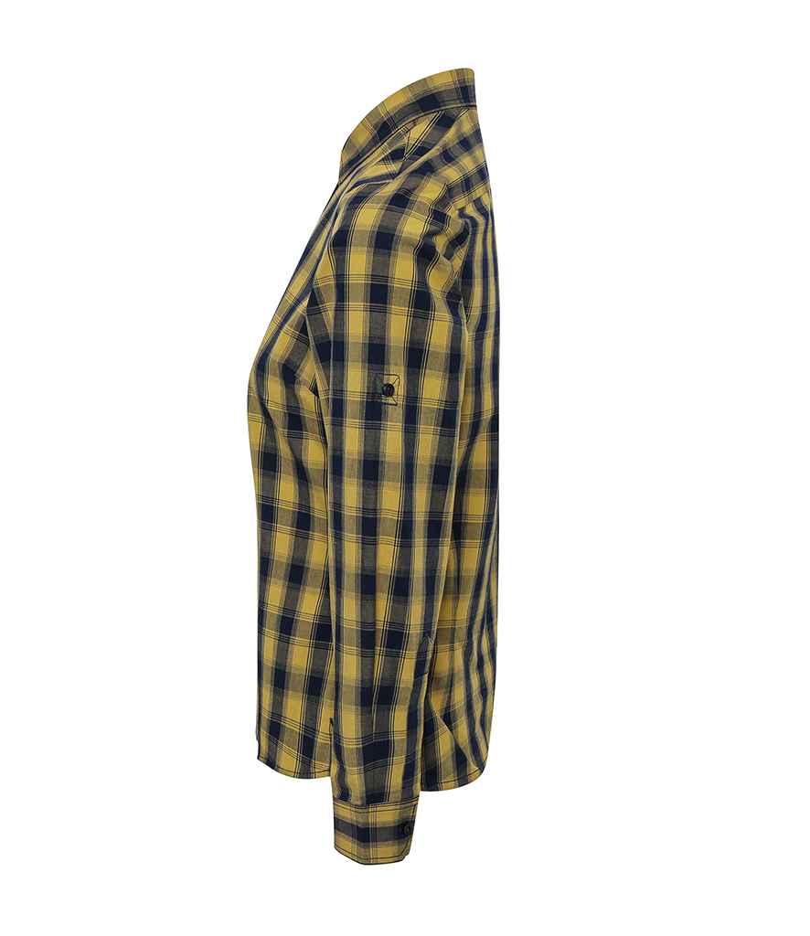 Premier - Ladies Mulligan Check Long Sleeve Shirt