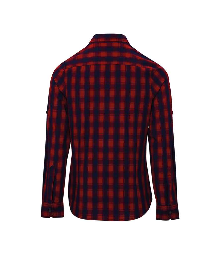 Premier - Ladies Mulligan Check Long Sleeve Shirt - Pierre Francis