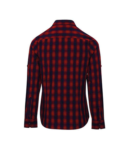 Premier - Ladies Mulligan Check Long Sleeve Shirt - Pierre Francis