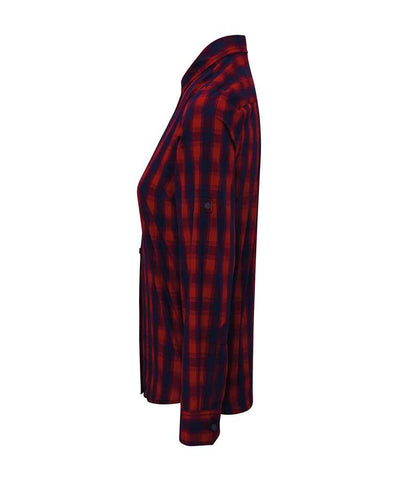 Premier - Ladies Mulligan Check Long Sleeve Shirt - Pierre Francis