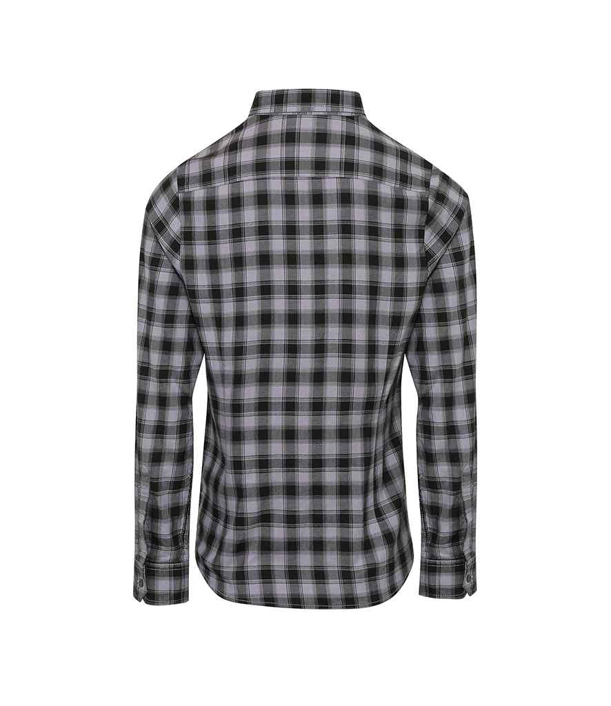 Premier - Ladies Mulligan Check Long Sleeve Shirt - Pierre Francis