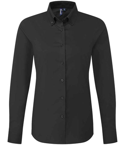 Premier - Ladies Supreme Long Sleeve Oxford Shirt - Pierre Francis