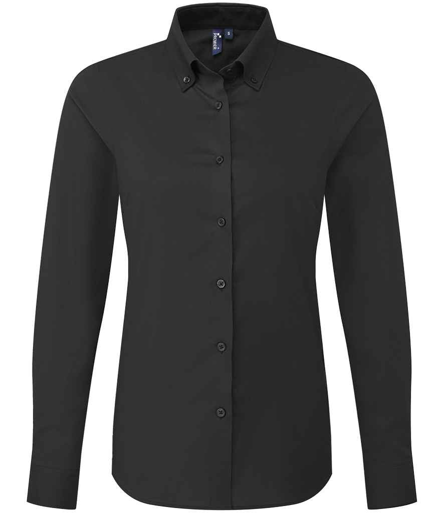 Premier - Ladies Supreme Long Sleeve Oxford Shirt - PR384 OXB XXS