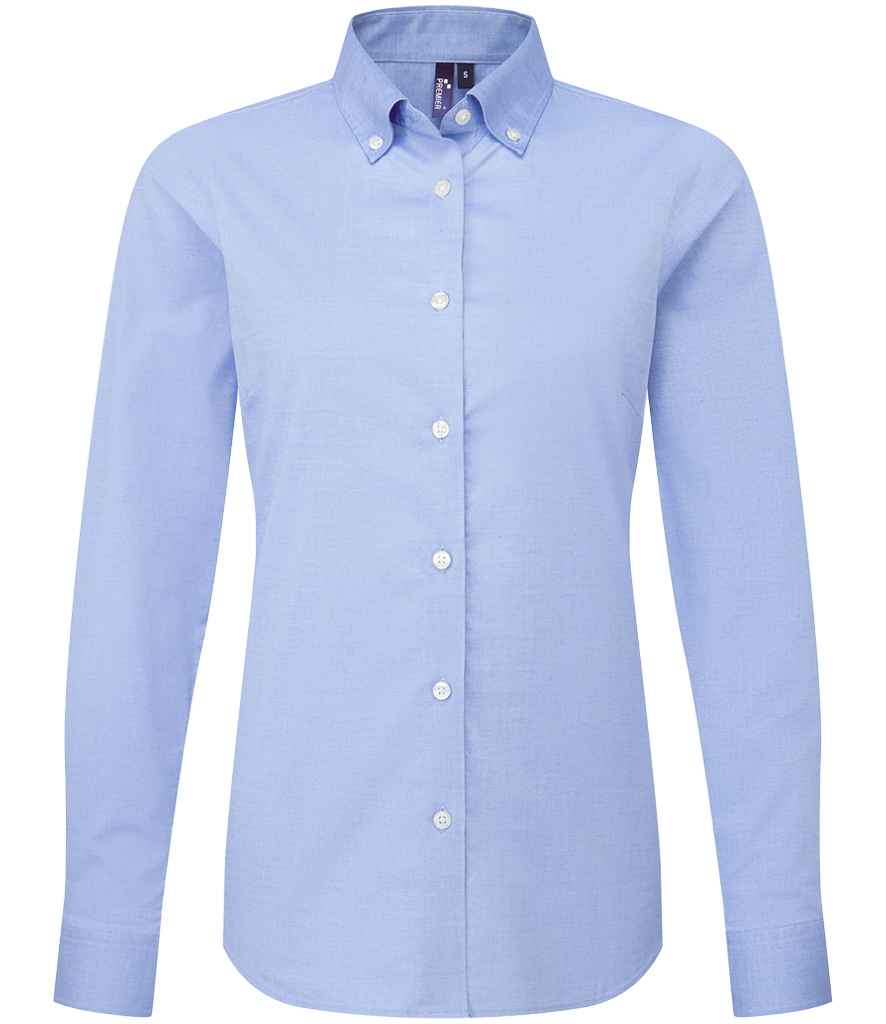 Premier - Ladies Supreme Long Sleeve Oxford Shirt - PR384 OXB XXS