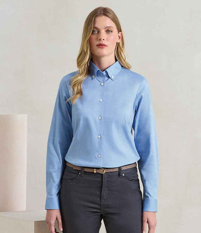 Premier - Ladies Supreme Long Sleeve Oxford Shirt - Pierre Francis