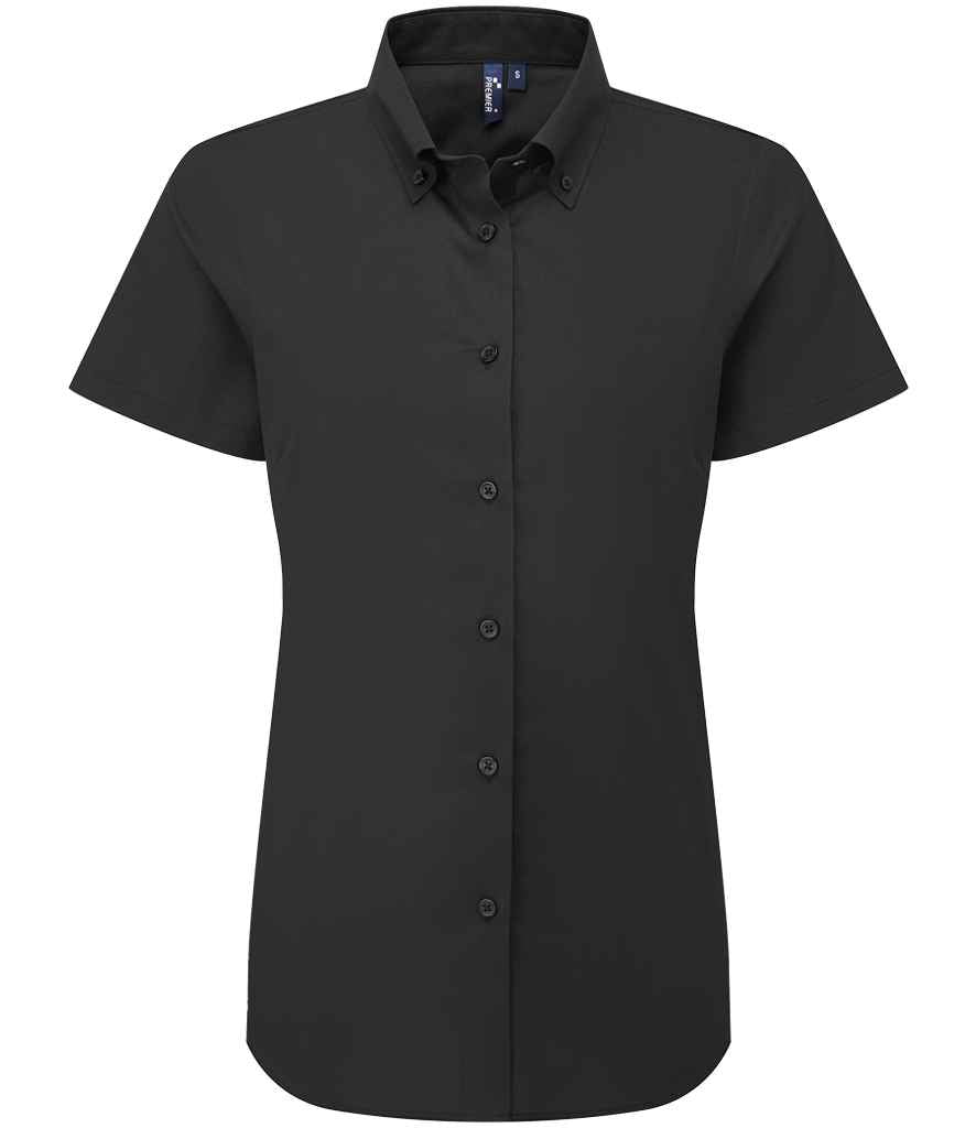 Premier - Ladies Supreme Short Sleeve Oxford Shirt - Pierre Francis