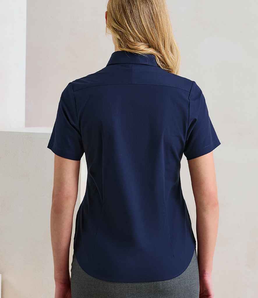 Premier - Ladies Supreme Short Sleeve Oxford Shirt - Pierre Francis