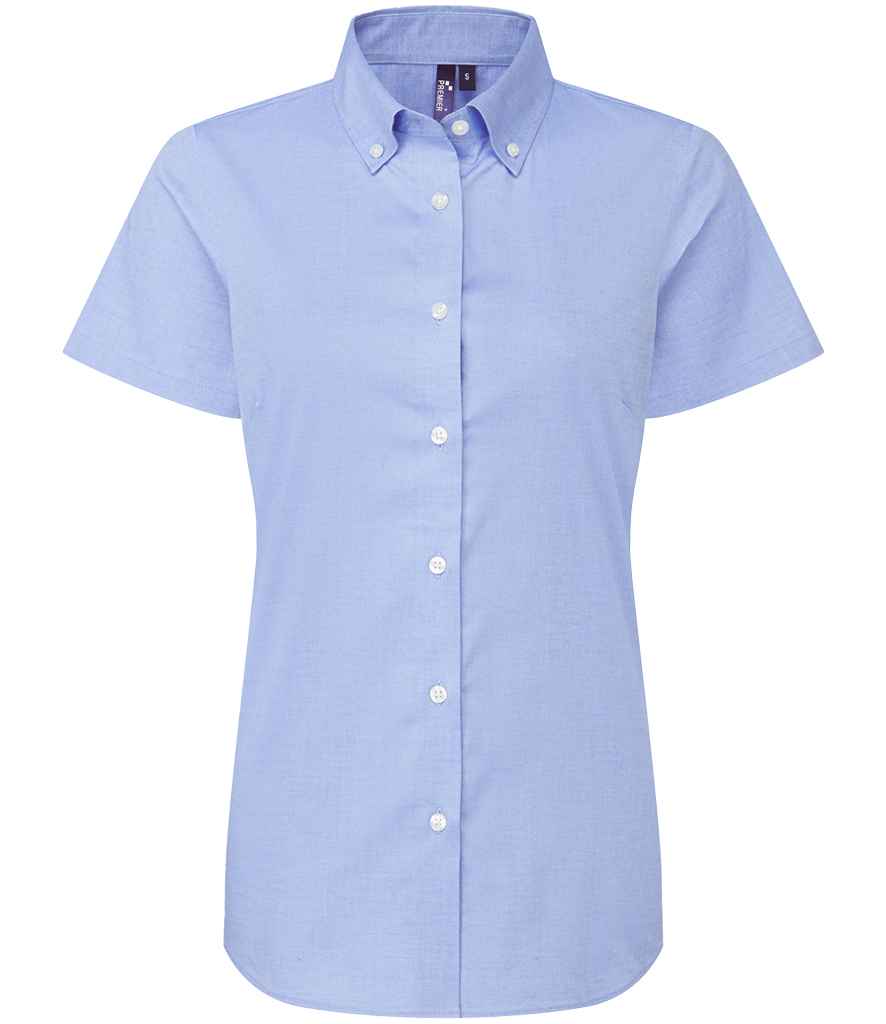 Premier - Ladies Supreme Short Sleeve Oxford Shirt - PR386 OXB XXS