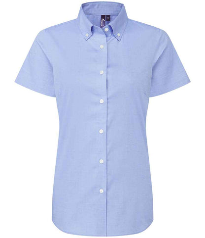 Premier - Ladies Supreme Short Sleeve Oxford Shirt - PR386 OXB XXS