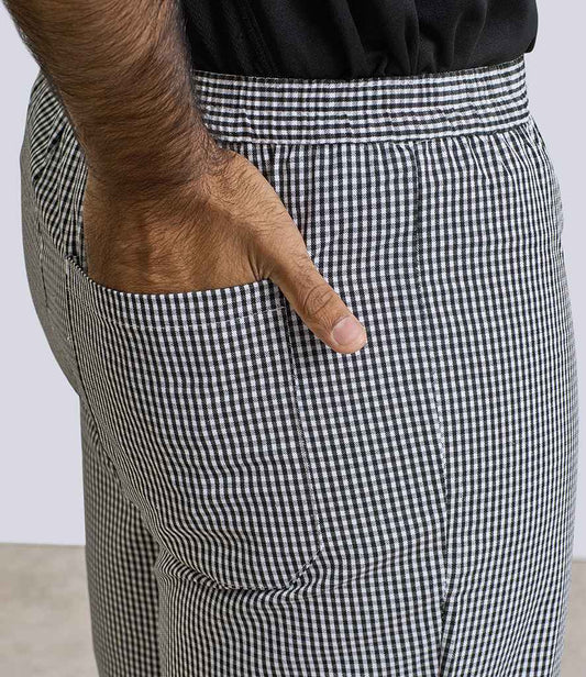 Premier - Pull On Chef's Check Trousers - Pierre Francis