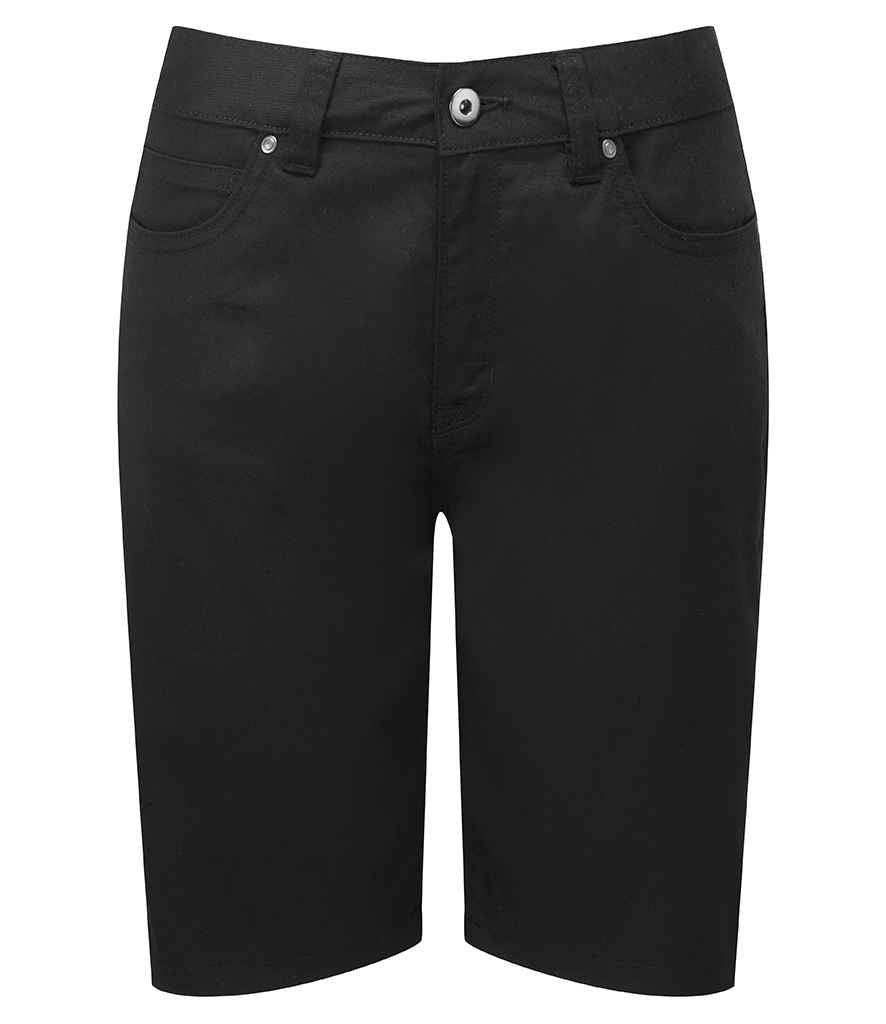 Premier - Ladies Performance Chino Shorts - PR572 BLK 8