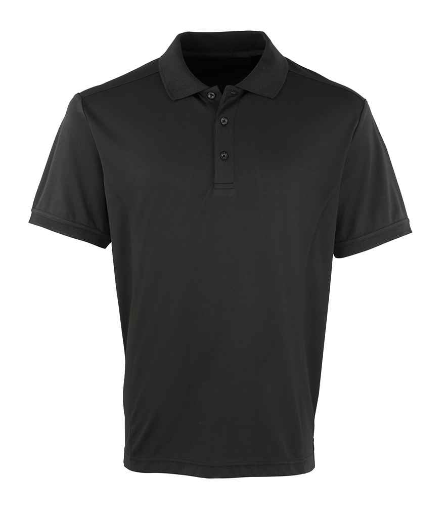 Premier - Coolchecker® Piqué Polo Shirt - PR615 BLK S
