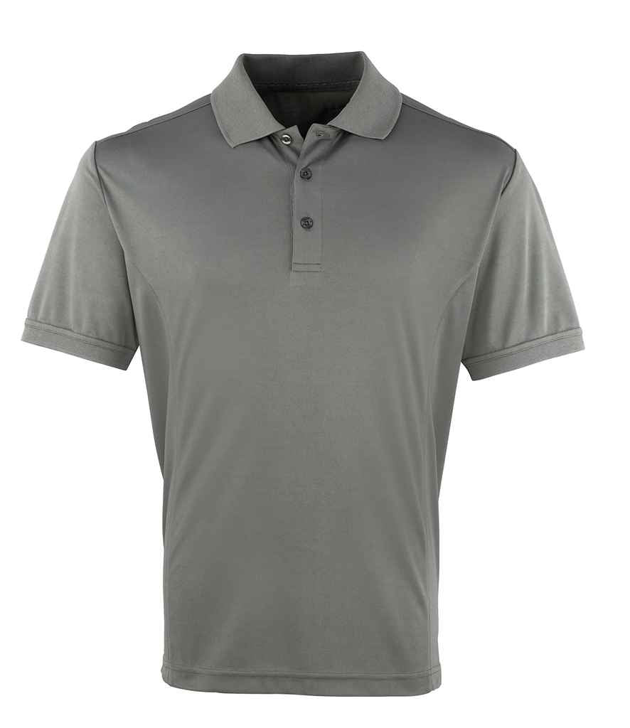Premier - Coolchecker® Piqué Polo Shirt - PR615 DGY S