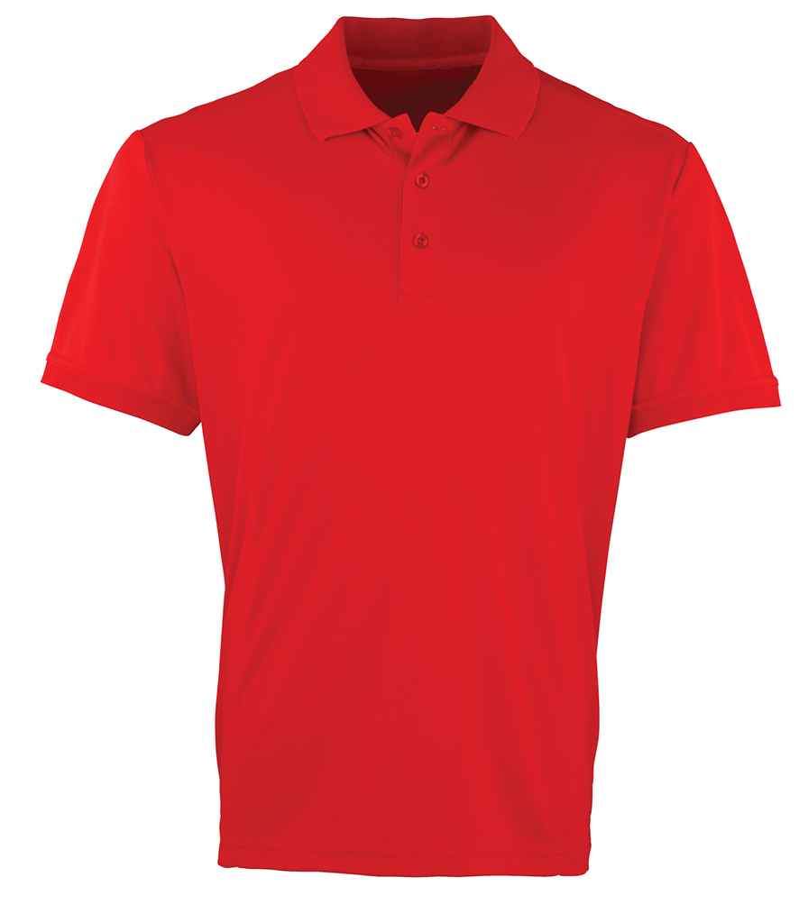 Premier - Coolchecker® Piqué Polo Shirt - PR615 RED S