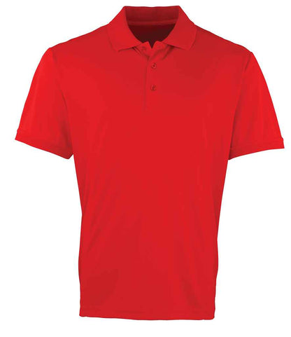 Premier - Coolchecker® Piqué Polo Shirt - PR615 RED S