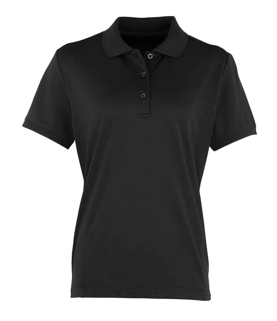 Premier - Ladies Coolchecker® Piqué Polo Shirt - PR616 BLK XS