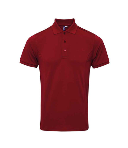 Premier Coolchecker® Plus Piqué Polo Shirt - PR630 BUR S
