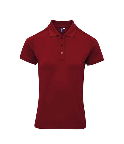Premier - Ladies Coolchecker® Plus Piqué Polo Shirt - PR632 BUR XS
