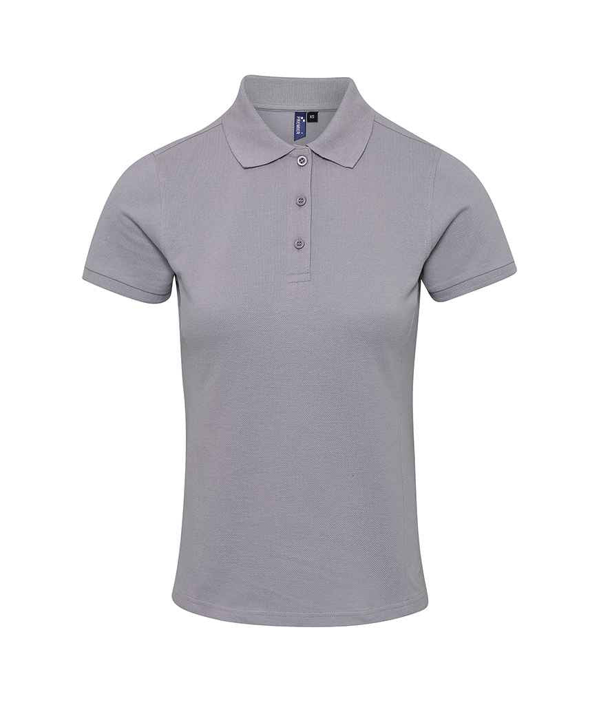 Premier - Ladies Coolchecker® Plus Piqué Polo Shirt - PR632 SIL XS