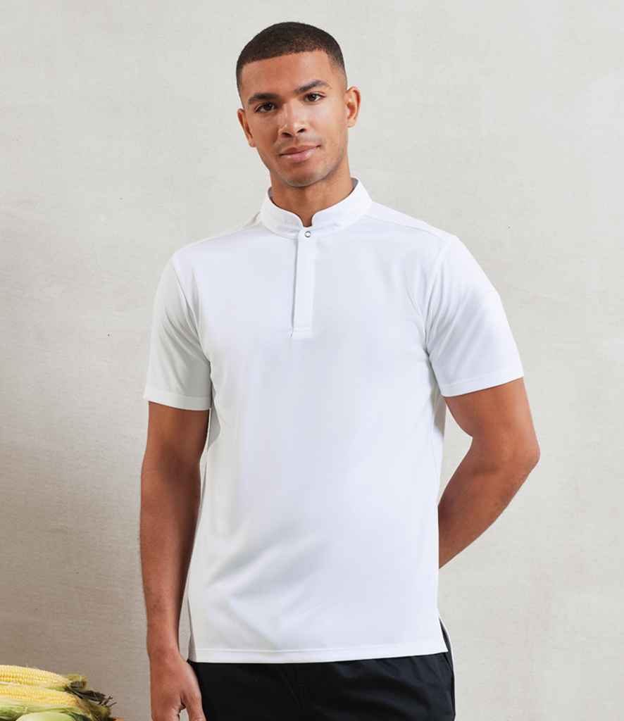 Premier - Essential Coolchecker® Short Sleeve Chef's Shirt - PR646 WHI XS