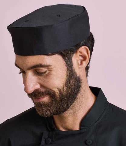 Premier - Turn-Up Chef's Hat - PR648 BLK S