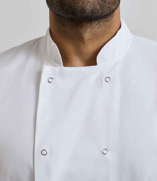 Premier - Short Sleeve Stud Front Chef's Jacket - Pierre Francis