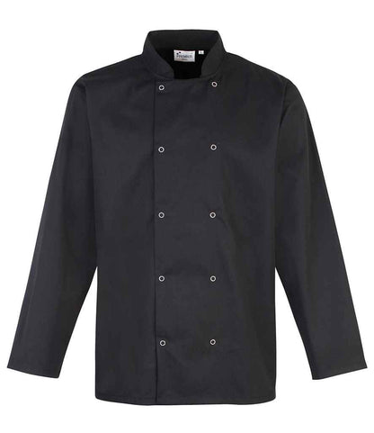 Premier - Long Sleeve Stud Front Chef's Jacket - Pierre Francis