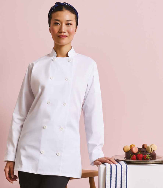 Premier - Ladies Long Sleeve Chef's Jacket - Pierre Francis