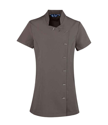 Premier - Ladies Orchid Short Sleeve Tunic - PR682 WHI 6