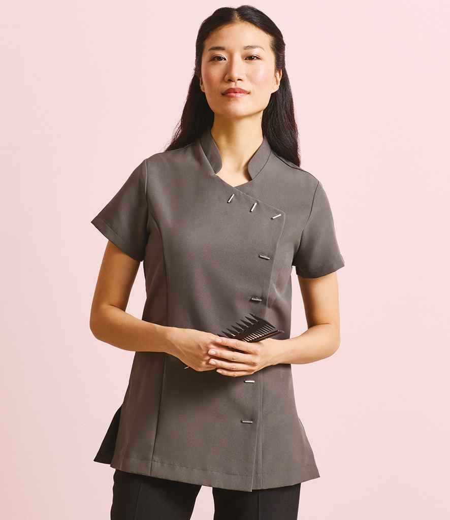 Premier - Ladies Orchid Short Sleeve Tunic - PR682 DGY 6