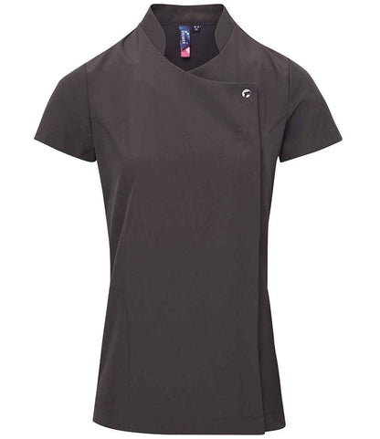 Premier - Ladies Blossom Short Sleeve Tunic - PR683 DGY 6
