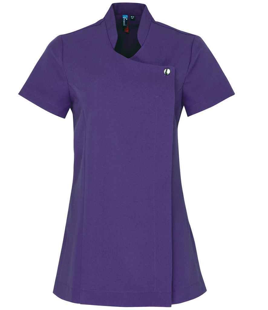 Premier - Ladies Blossom Short Sleeve Tunic - PR683 BLK 6