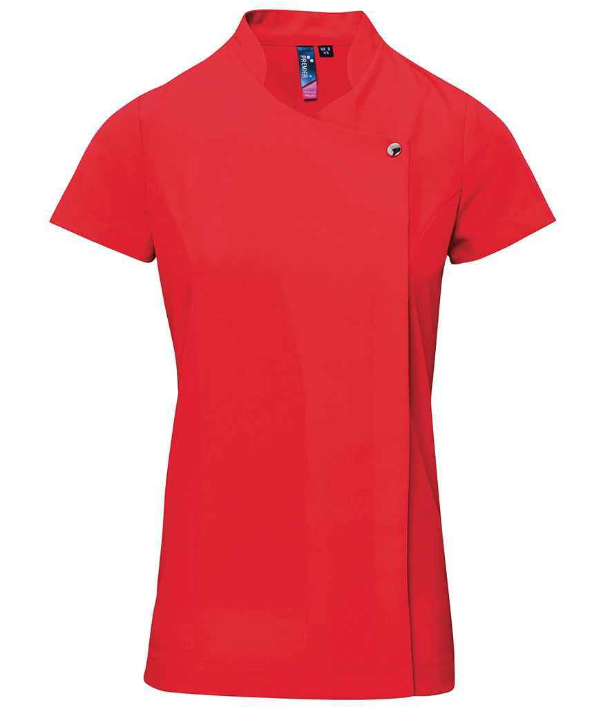 Premier - Ladies Blossom Short Sleeve Tunic - PR683 BLK 6