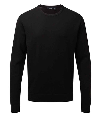 Premier - Cotton Rich Crew Neck Sweater - PR692 BLK XXS