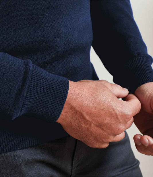 Premier - Cotton Rich Crew Neck Sweater - Pierre Francis