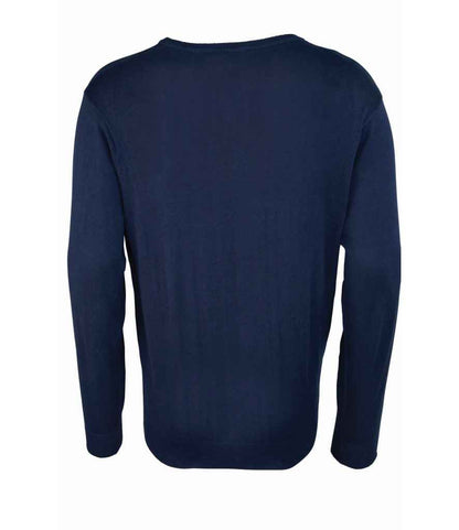 Premier Knitted Cotton Acrylic V Neck Sweater - Pierre Francis