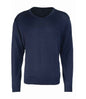 Premier - Knitted Cotton Acrylic V Neck Sweater - Pierre Francis