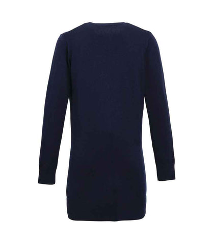 Premier - Ladies Longline V Neck Cardigan - Pierre Francis