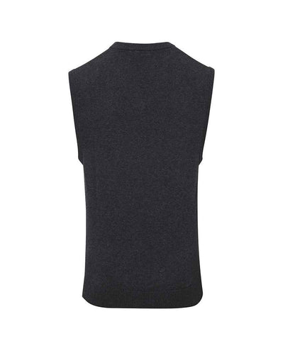 Premier - Sleeveless Cotton Acrylic V Neck Sweater - Pierre Francis