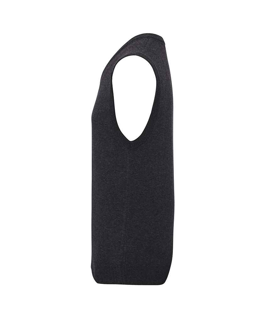 Premier - Sleeveless Cotton Acrylic V Neck Sweater - Pierre Francis