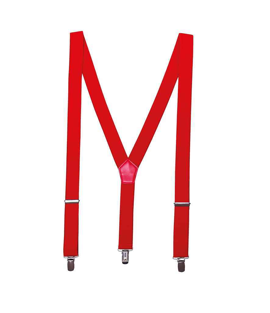 Premier - Clip On Braces - PR701 RED ONE