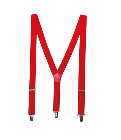Premier - Clip On Braces - PR701 RED ONE