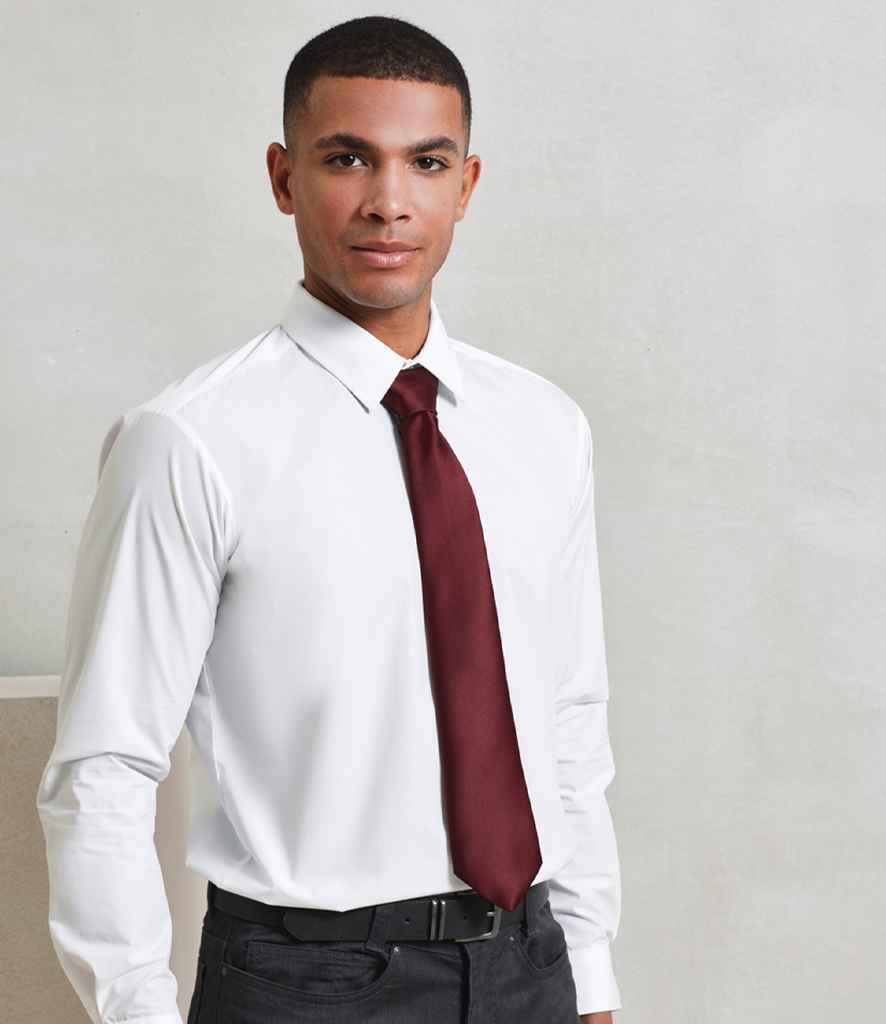 Premier - 'Colours' Satin Tie - PR750 BUR ONE