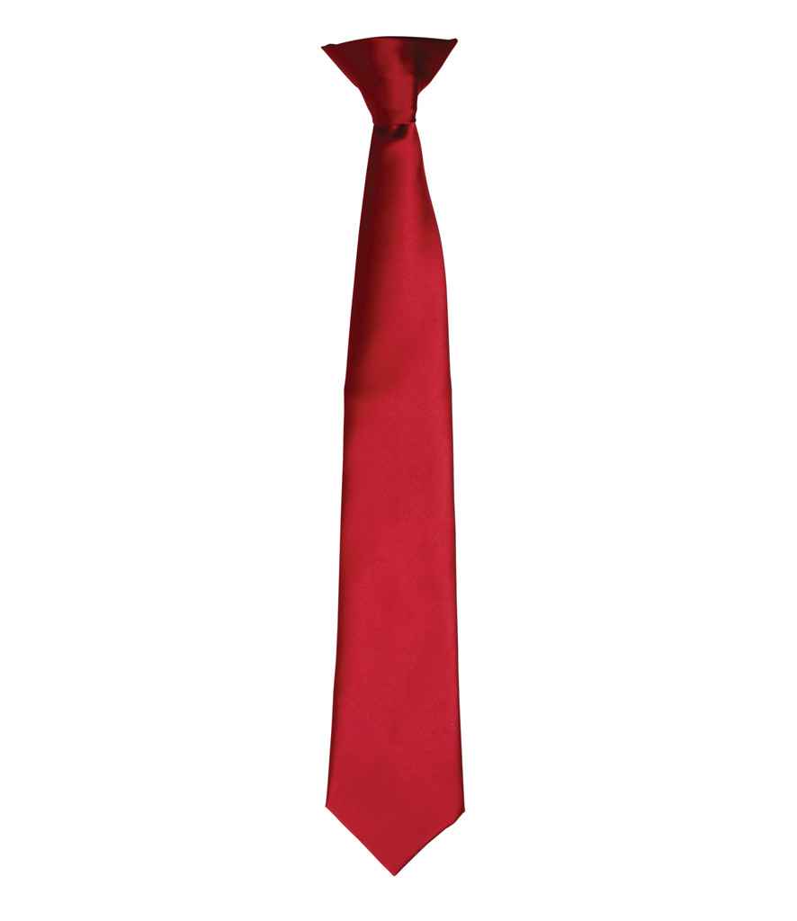 Premier - 'Colours' Satin Clip Tie - Pierre Francis