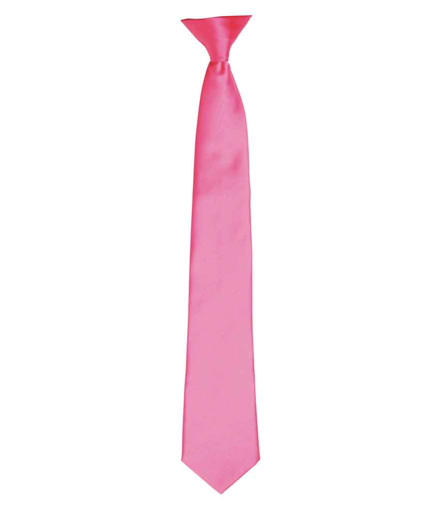 Premier - 'Colours' Satin Clip Tie - Pierre Francis