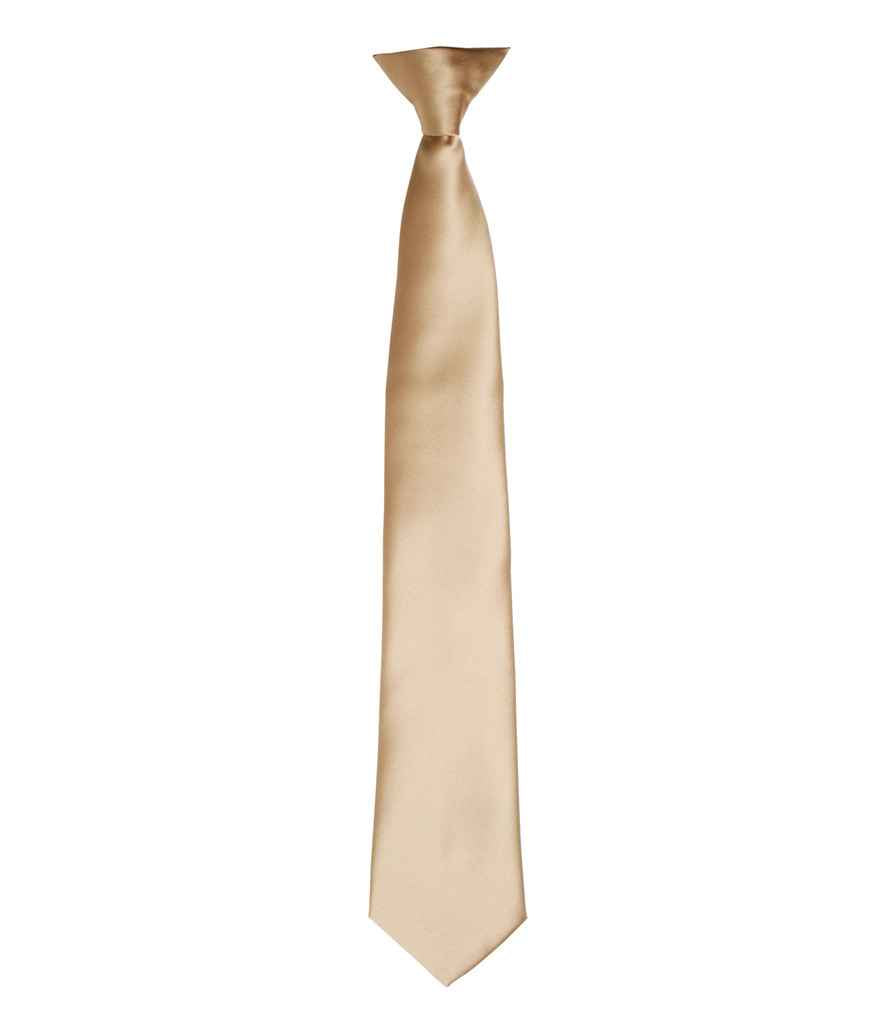 Premier - 'Colours' Satin Clip Tie - Pierre Francis