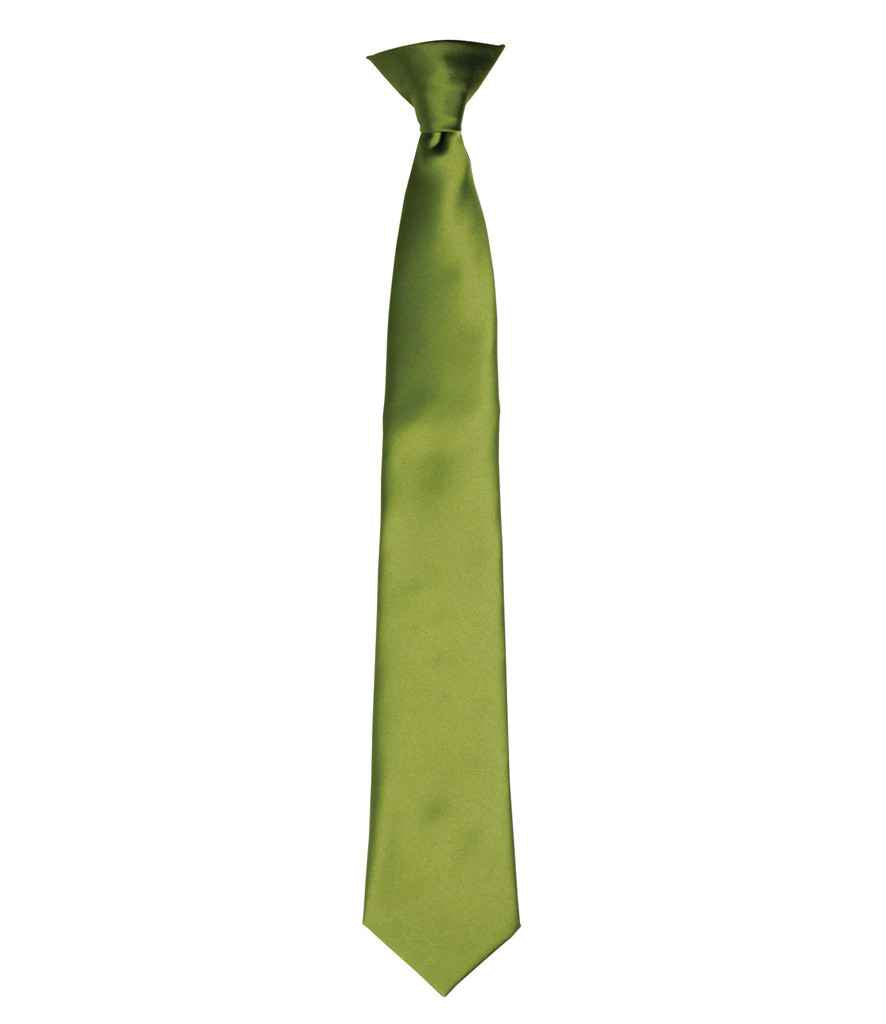 Premier - 'Colours' Satin Clip Tie - Pierre Francis