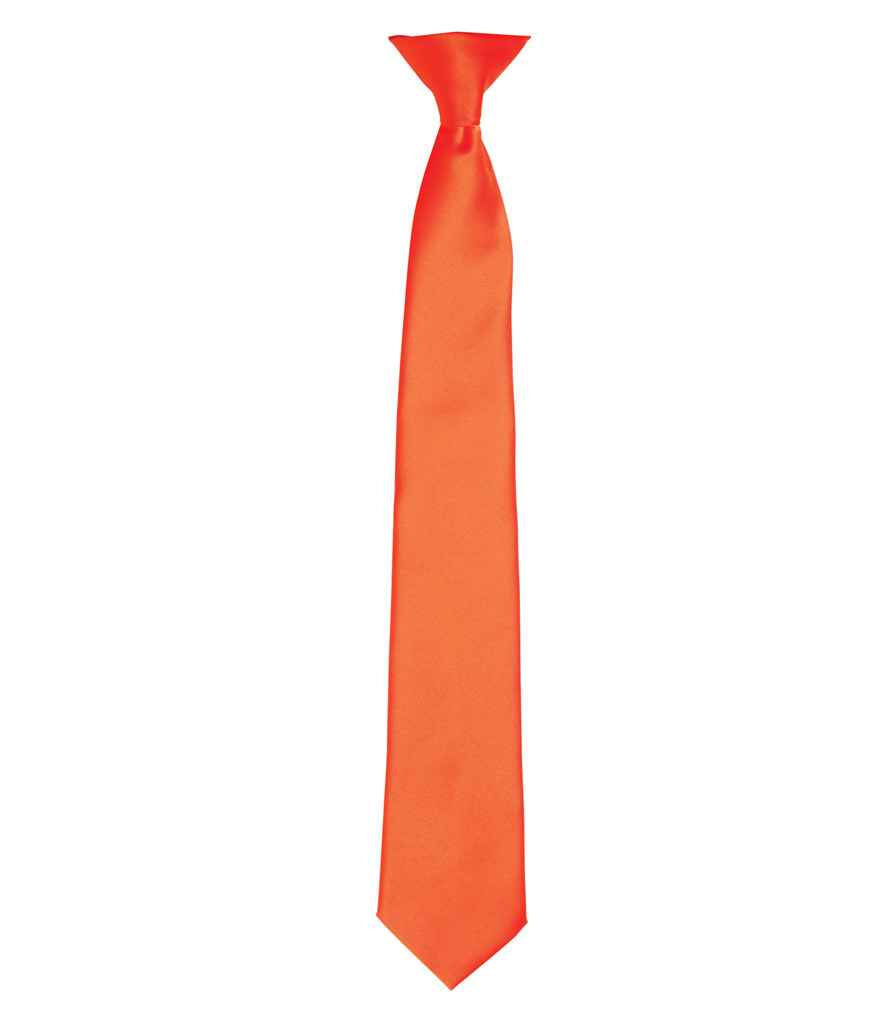 Premier - 'Colours' Satin Clip Tie - Pierre Francis