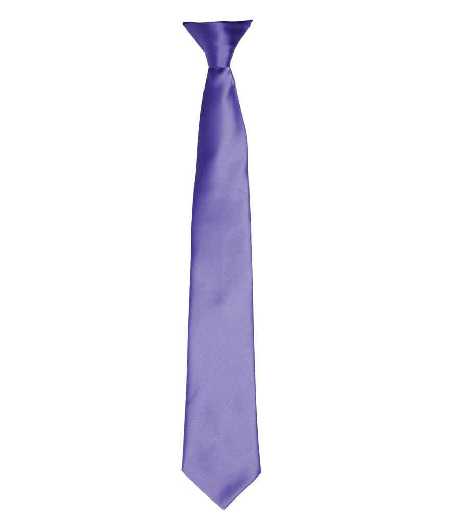 Premier - 'Colours' Satin Clip Tie - Pierre Francis